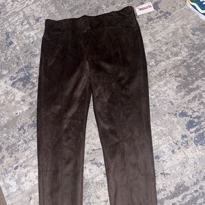 Stretchy Brown Ankle Trousers